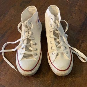 White high top converse